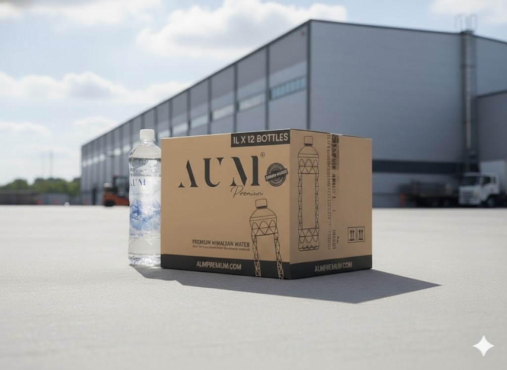 AUM Premium Naturally Alkaline Himalayan Spring Water– 1L