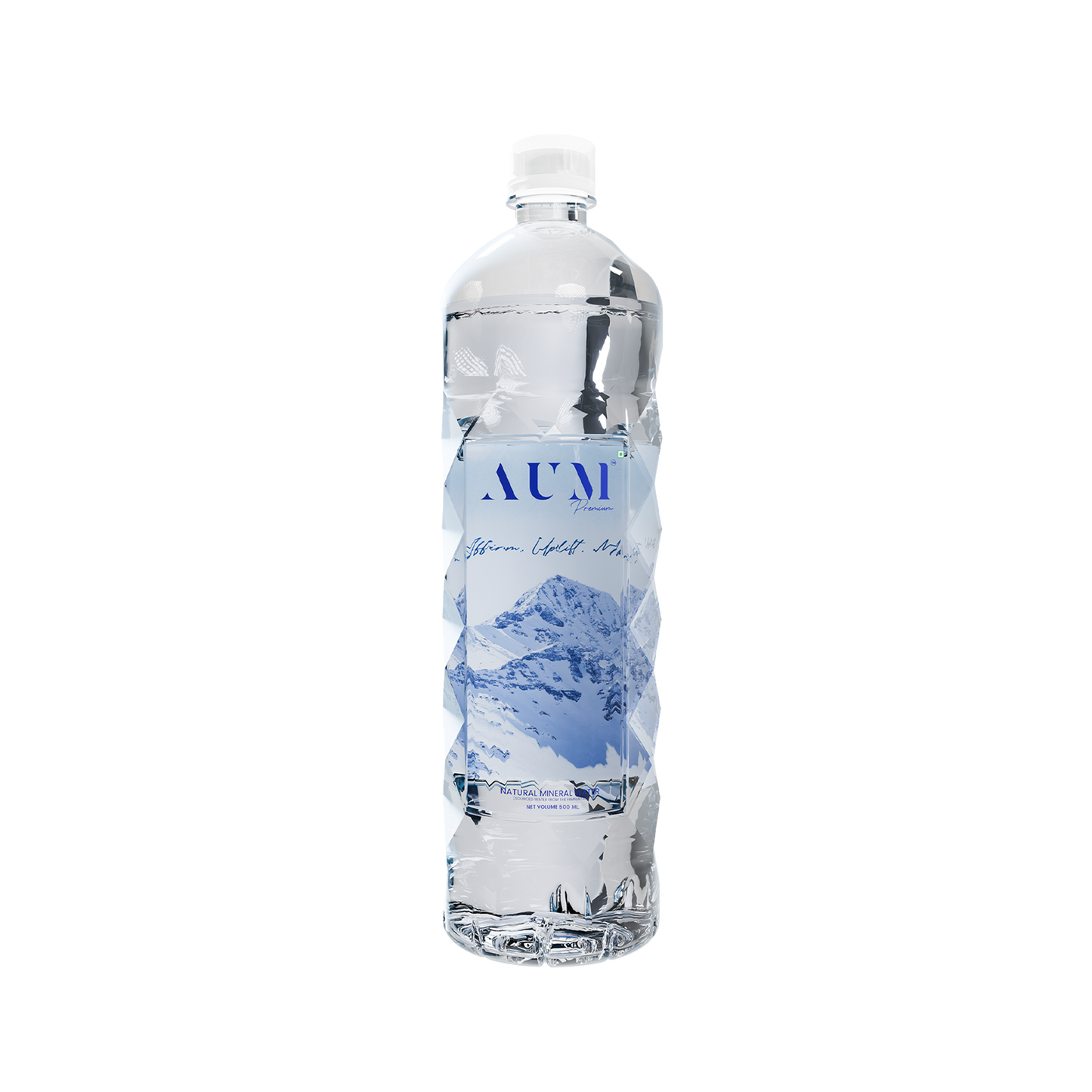 AUM Premium Naturally Alkaline Himalayan Spring Water– 500 ml- Pack of 32 Bottles