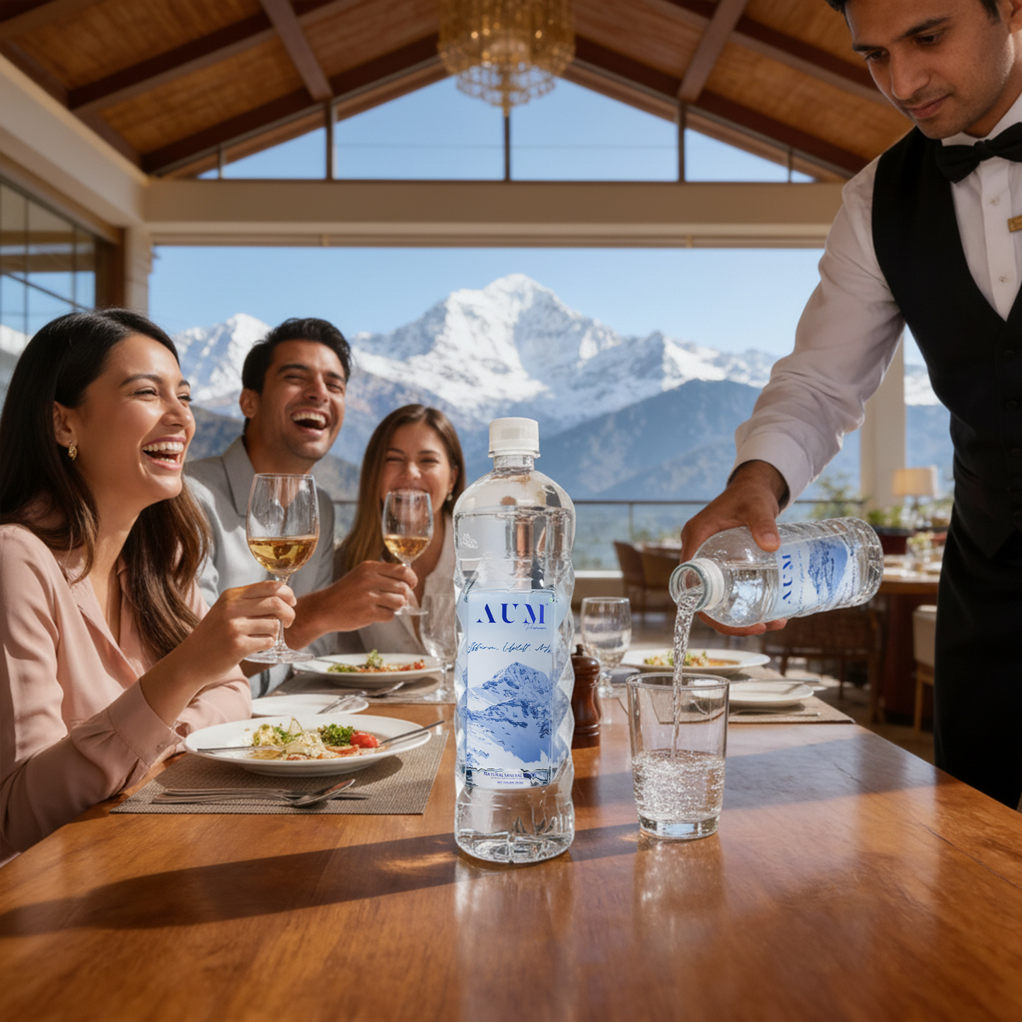 AUM Premium Naturally Alkaline Himalayan Spring Water– 250 ml